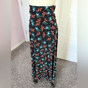 Lularoe Maxi Skirt Blue Jays